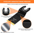 JTWEB Titanium Oscillating Tool Blade, 10PCS Oscillating Saw Blades Metal Cutting Multi Tool Blades Kits Wood and Metal Nails Plastic, Multitool B...