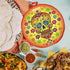 Tortilla Warmer Taco 12 Inch Insulated Pouch Cloth - Microwave Use Fabric Bag to Keep Food Warm for up to One Hour (Sugar Skull Fiesta Floral Day ...