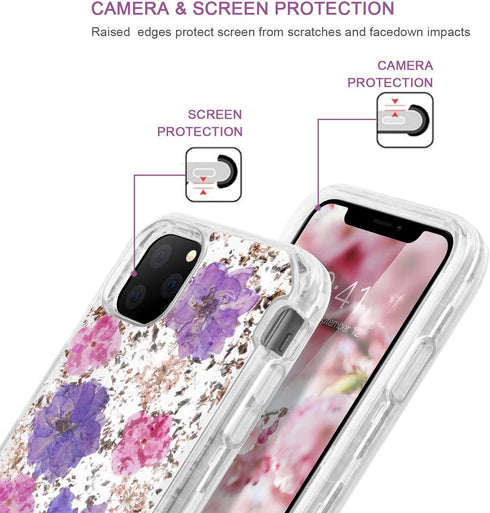Design for iPhone 11 Pro Max Case,Full Body 2 in 1 Heavy Duty Hybrid Sturdy Armor High Impact Shockproof Protective Anti-Scratch Cover Case for iP...