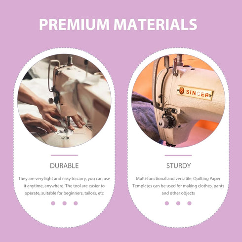 TEHAUX 600pcs Diamond Paper Quilting Templates, Handmade English Paper Piecing Templates Patchwork Paper Templates for DIY Patchwork Sewing Crafts...