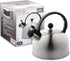 2.5 Liter Whistling Tea Kettle - Modern Stainless Steel Whistling Tea Pot for Stovetop Hot Water Boiler with Cool Grip Ergonomic Handle (Silver, 2...
