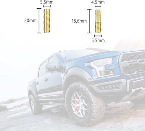 13 PCS Truck Antenna Adapter Accessories for Truck/Car Kit,11 Screws&2 Rubber Washers Replacement for Toyota,Jeep,Wrangler,Denali,Tantu,Douqi,Ford...