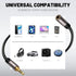 3.5mm Extension Cable 4 Feet (2 Pack), Male to Female Auxiliary Audio Stereo Cable, Headphone Extension Cord, Hi-Fi Sound, Gold Plated Connectors,...