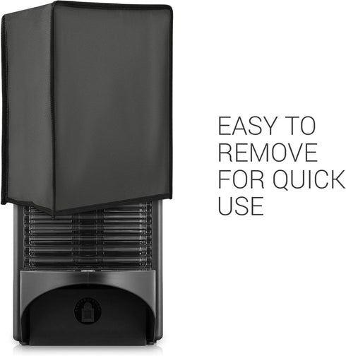 kwmobile Cover Compatible with Nespresso Pixie - Plastic Case for Coffee Maker Machine - Dark Grey...