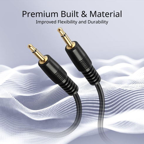 TNP 3.5mm Mono Cable (25FT) - 12V Trigger, IR Infrared Sensor Receiver Extension Extender, 3.5mm 1/8" TS Monaural Mini Mono Audio Plug Jack Connec...