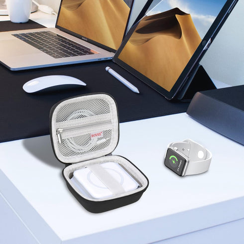BOVKE Travel Case for UCOMX Nano 3 in 1 Wireless Charger,Magnetic Foldable 3 in 1 Charging Station, Carrying Bag for UCOMX Nano Fast Wireless Char...