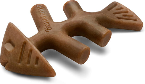 Benebone Fishbone Durable Dog Chew Toy for Aggressive Chewers, Real Fish, Made in USA, Giant...