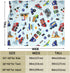 Cartoon Truck Flannel Fleece Blanket, Soft Microfiber Cozy Lightweight Sofa Travel Blanket for Baby, Kids, Youth (50"x40" for Kids)...