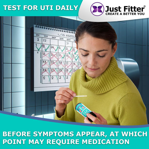 UTI Urine Test Strips. Urinary Tract Infection Strip. Simple, Fast and Accurate Results. Urinalysis Home Testing Stick Kit for Nitrite and Leukocy...