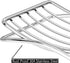 Soap Dish Stainless Steel Bar Soap Holder for Shower Bathroom, Self-draining Soap Dishes Sponge Holder for Kitchen Sink, Easy Cleaning Quick Dry(w...
