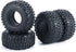 MOHERO 1.0 Crawler Tires Soft Rubber Wheel Tires 4PCS for 1/24 Axial SCX24 90081 AXI00001 AXI00002 AXI00005 AXI00006 RC Crawler Car (54mm)...