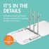 Boon Portable Bottle Brushes, Pump Cleaning & Drying Set...