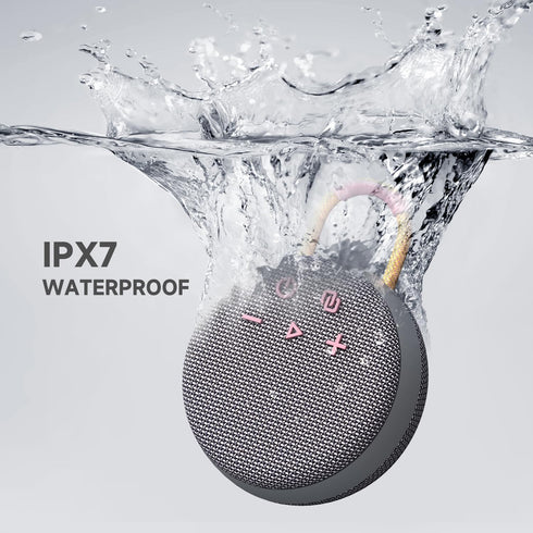 Bluetooth Speaker,MusiBaby Shower Speaker,Waterproof Bluetooth Speaker,Portable Speaker,Dual Pairing,Bluetooth 5.2,Loud Stereo,Booming Bass,1500 M...