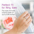 Silicone Ring Protector - Engagement and Wedding Ring Protector for gym - Ring Guards for Ring Sizes 4-8 - Pack of 3 (Oura Ring Fit May Vary)...