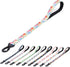 Dog Leash, Short Traffic Leash for Dogs, Heavy Duty Floral Pattern Female Safety Nylon Training Dog Leash for Medium & Large Dogs (23inch, White)...