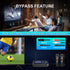Bluetooth 5.0 Transmitter Receiver for 2 Headphones 2-in-1 Audio Adapter with Bypass Low Latency LCD Display ON/Off Switch Volume Control Optical ...
