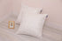 Gold Sofa Throw Pillow Cover 1pc 20X20inch Ecru White Textural Linen Look Metallic Print Rhombus Wavy Christmas Geometric Decorative Pillowcase Co...