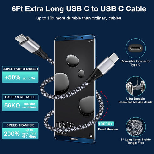 Type C Charger, Super Fast Charger Type C for Samsung Galaxy S22 Ultra,A13 5G,A53,A03S,S21 FE,S20,A33/A73/A52/Z Flip 3/Z Fold 3,iPad,Pixel 6, Fast...