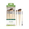 EcoTools New Natural Conceal, Enhance, & Sculpt Trio, Makeup Brushes For Foundation, Concealer, & Brows, Dense, Synthetic Bristles For Sculpting F...