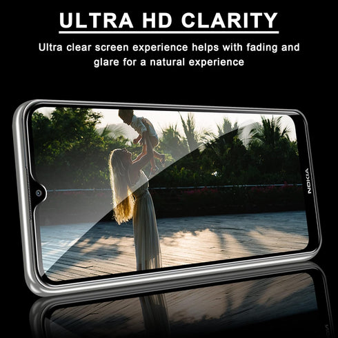 [2+2 Pack Tempered Glass Screen Protector for Nokia G300 5G - and Camera Lens Protector - Anti-fingerprint, Anti-Scratch, HD Clarity...