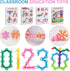 NEOACT 200PCS Building Blocks Kids Educational Building Toys Interlocking Plastic Connect Block Manipulatives for Preschool Kids Aged 3+, Creativi...