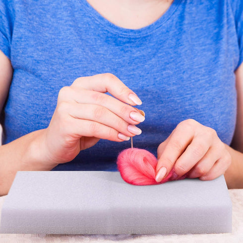 WILLBOND 10Pcs Needle Felting Kit Animals Doll Making Wool Needle Felting Starter Kit with Instruction DIY Handmade for Adult Friends Birthday Gif...