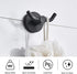 MARMOLUX ACC - 2pack Black Bathroom Hooks for Towels | Modern Black Hooks, Double Robe & Towel Hooks Ideal as Bathroom Towel Holder, Shower Wall H...