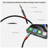 Aux Cable, 3.5mm Aux Cord Short Male to Male,? 0.5M? Fish Wire Braided Audio Cable Compatible with Headphone Jack, Auxiliary Cord for iPhone, Home...