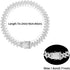 Dog Chain Diamond Cuban Collars Dog Training with Design Secure Buckle, Pet Crystal Necklace Accessories for Small Medium Large Dogs Cats...