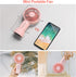 IPOW Mini Handheld Fan Personal Portable Fan 3 Speed Adjustable Angle Removable Base Lanyard USB Recharging Battery Operated Small Desk Cooling Fa...