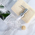 Soap Dispenser with Stainless Steel Pump, Clear Crystal Design, Vintage and Elegant, Refillable Liquid Hand Soap Dish Soap Dispensers for Bathroom...
