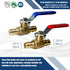 1/2" Pex A Expansion Ball Valve, Red/Hot and Blue/Cold 29-5-1&2 (2)...