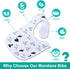 Baby Bibs Soft and Absorbent Organic Cotton Bandana Drool Bibs Set for Boys Girls Newborn 0-36 Months...