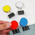 Paper Clips, Binder Clips, Easy Grip, Assorted Color, Office Supplies (Round)...