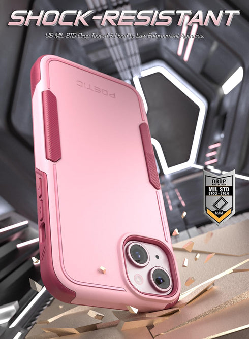 Poetic Neon Series Case Compatible with iPhone 15 Plus (6.7 Inch), Dual Layer Heavy Duty Tough Rugged Shockproof Protective Drop Protection Cell P...
