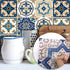 Self-Adhesive Wall Tile Decals, Peel and Stick Tile Stickers, Waterproof Backsplash Stickers for Kitchen Bathroom Decor, 8x8inch 10Pcs, Moroccan 0...