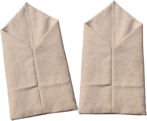 6Pcs Cotton Linen Cutlery Pouch Bags Holders Rustic Table Decoration Knifes Forks Spoon Bag Sleeve Utensil Pouch for Christmas Holiday Wedding Hom...