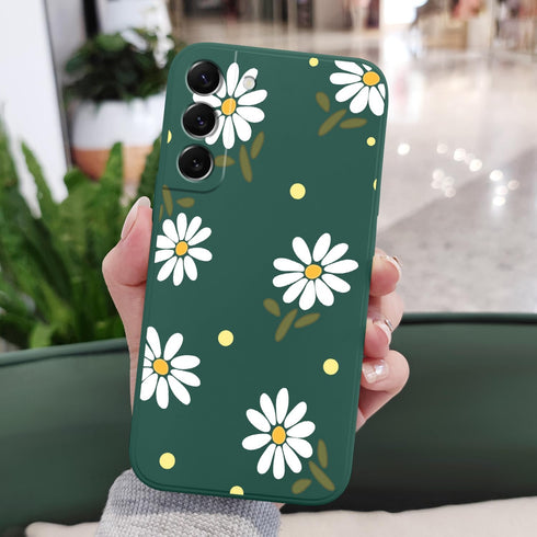 for Samsung Galaxy S22 Plus Case, S22 Plus Phone Case Fashionable Flowers Designs Soft Silicone Drop Protective Fingerprint Women for Samsung Gala...
