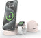 2 in 1 Charging Station for iPhone&Apple Watch,15w Charging Stand,Silicone Charging Dock Holder for iPhone14/13/12/Pro/Mini/Pro Max,iWatch Series9...