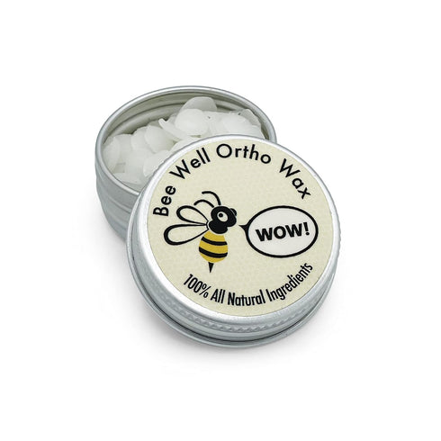 Bee Well Ortho Wax | Pure | All Natural Extra Firm Braces Wax | Protect, Prevent & Relieve Orthodontic Braces Discomfort & Mouth Pain | 2 Recyclab...