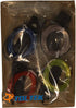 8 Pack Neon Glowing Strobing Electroluminescent Wire/El Wire(Blue, Green, Red, White, Pink, Purple,Orange, Yellow) + 3 Modes Battery Controllers...
