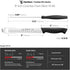 Chef 10-Inch Carving Knife with Granton Edge for Turkey Ham Meat Slicing and cutting NSF Certified CP5-10 Black...