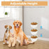 Stainless Steel Dog Bowls for Food and Water, Wall-Mounted Rotate Dog Water Bowl for Indoor Pets, Removable Puppy Hanging Food and Water Bowl for ...