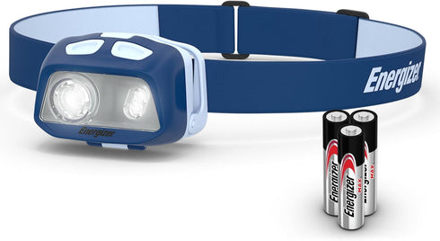 Energizer HDL40 LED Headlamp, 500 Lumen, IPX7 Waterproof, Multi-Colored Headlamp, Hands-Free Light, Batteries Included...