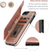 for iPhone 7 Plus/8 Plus Wallet Case with Card Holder,OT ONETOP Premium PU Leather Kickstand Card Slots Case,Double Magnetic Clasp and Durable Sho...
