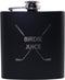 Birdie Juice 6oz Flask - Great Gift for A Golfer, Father's Day, Birthday, or Christmas Gift (Black)...