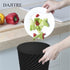 DAJITRE 1.8 Gallon Small Trash Can Wastebasket Recycling Bin Slim Profile for Compact Spaces Bathroom, Office, Bedroom, Kitchen (1.8 Gallon, Black...