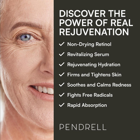 AQUAREVIVE Retinol Serum - Hydrating Retinol for All Skin Types - Enhanced with Hyaluronic Acid, Vitamin E, B5 and Copper Peptides - 30ml...