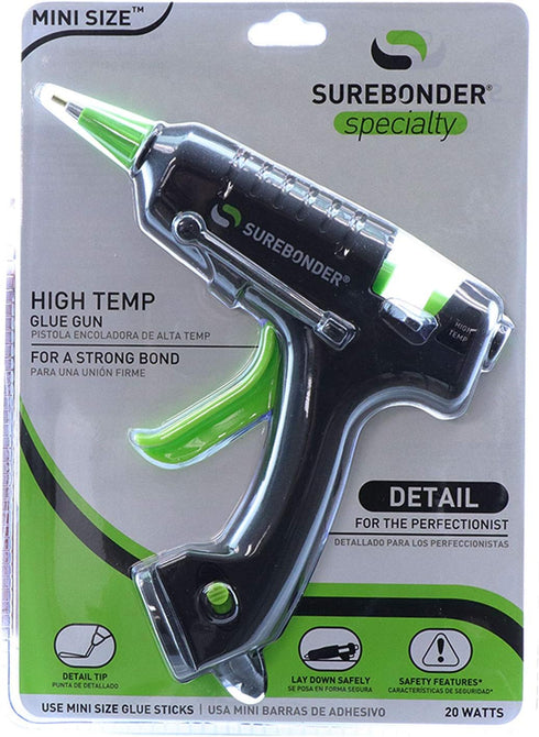 Surebonder H-195F Specialty Series 20 Watt Mini Size High Temperature Detail Hot Glue Gun...