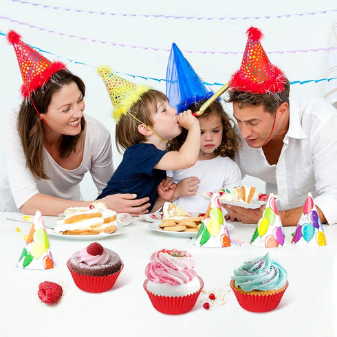 Standard Red Baking Cups, Cupcake Liners Paper, Pack of 200...